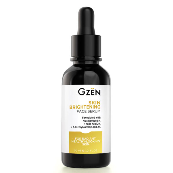 GZEN Skin Brightening Face Serum 30ml for glowing and even skin tone."