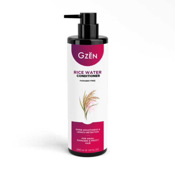 Gzen Rice Water Conditioner, Paraben Free, 200 ml
