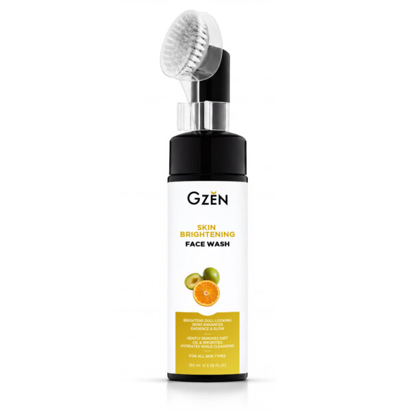 GZEN Skin Brightening Face Wash with Brush Head, 150 ml